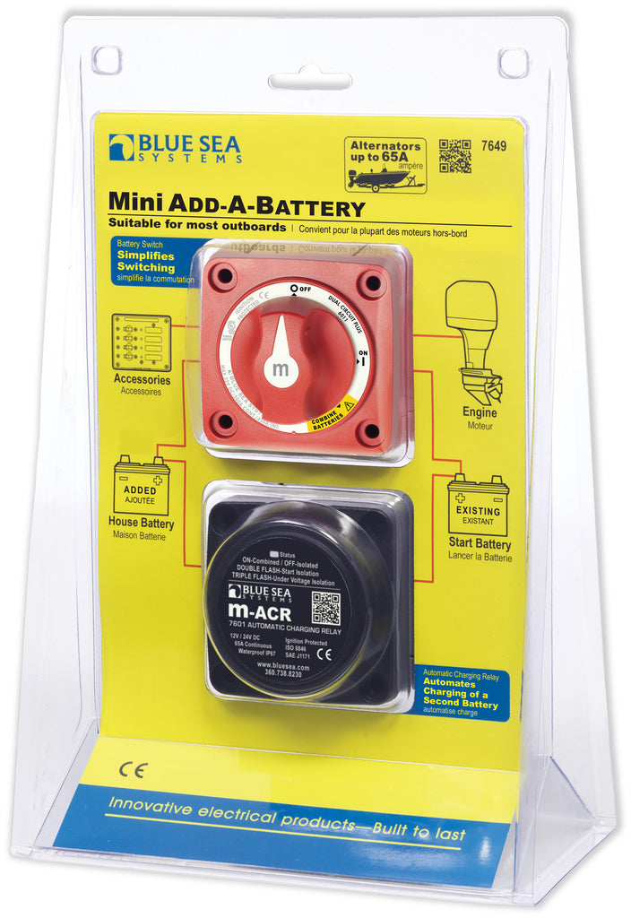 Blue Sea Systems Mini Add-A-Battery Kit